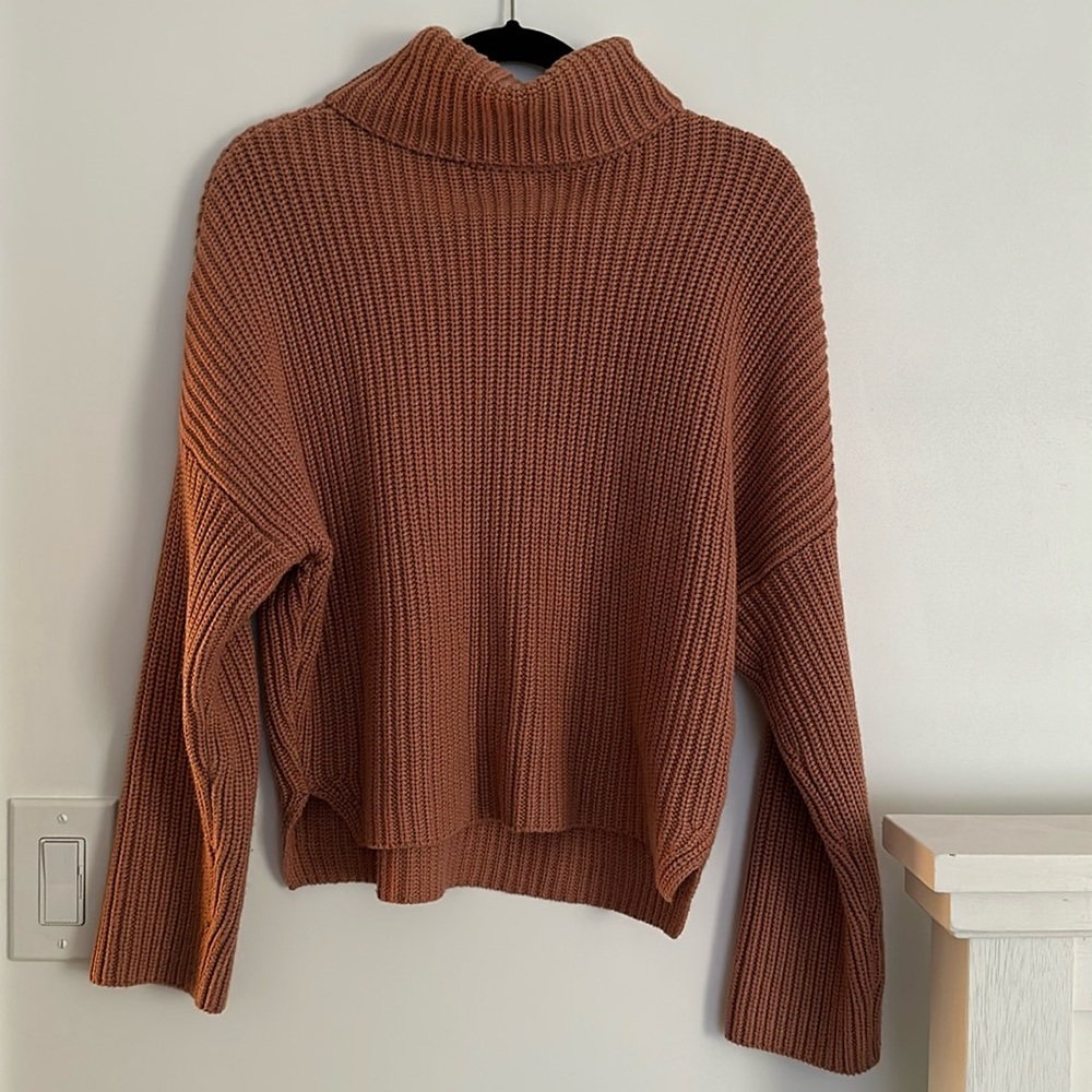 Abercrombie & Fitch Cowl Neck Knit Sweater MEDIUM